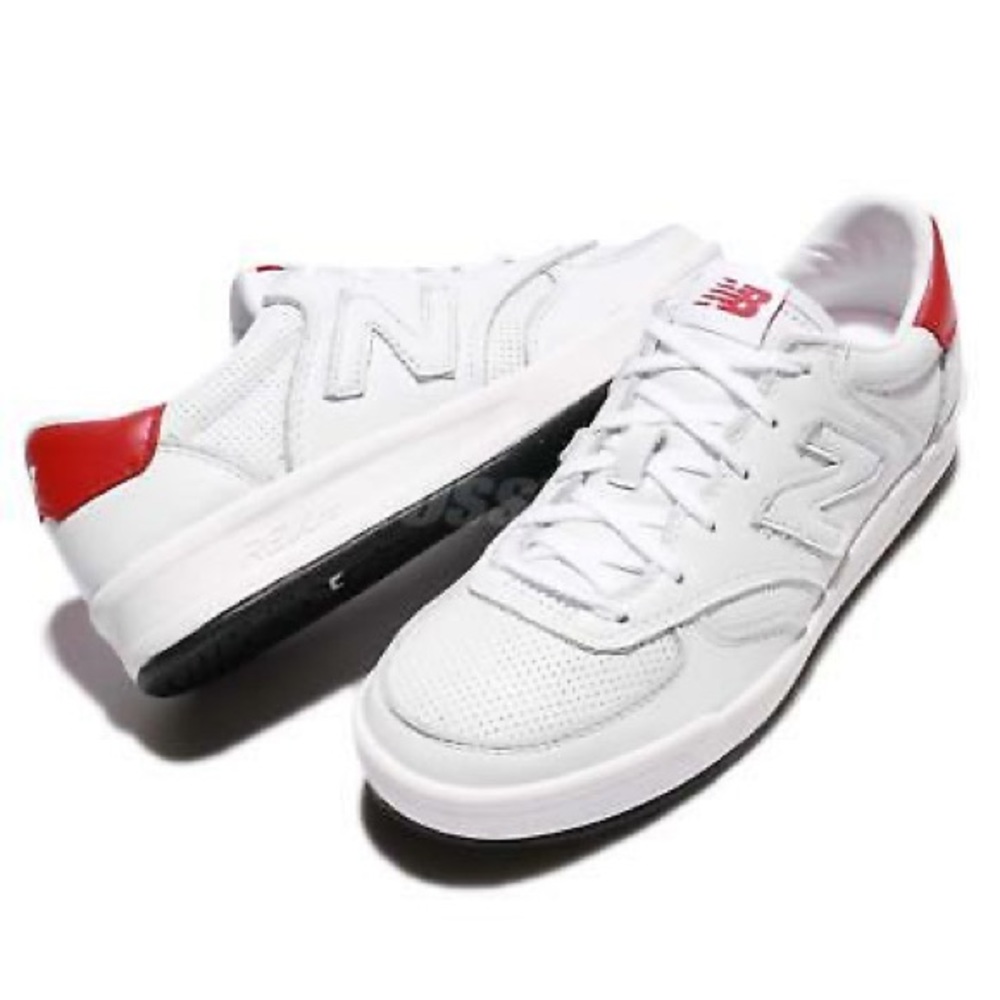 New Balance REVLite 300 Leather White/Red M8.5/W11